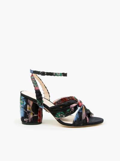 Alterre Black Floral Twist Sandal + Marilyn Strap product