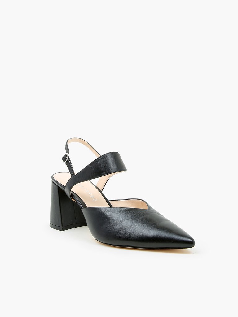 Black V Mule + Elsie Strap