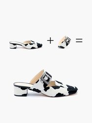 Cow Loafer + Grace Strap