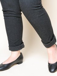 Customizable Black Ballet Flat