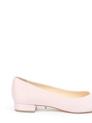 Customizable Satin Ballet Flat - Rose Satin