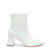 Customizable White Ankle Boot - White