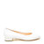 Customizable White Ballet Flat - White