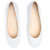 Customizable White Ballet Flat