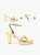 Gold Lo Platform Heel With Marilyn Strap
