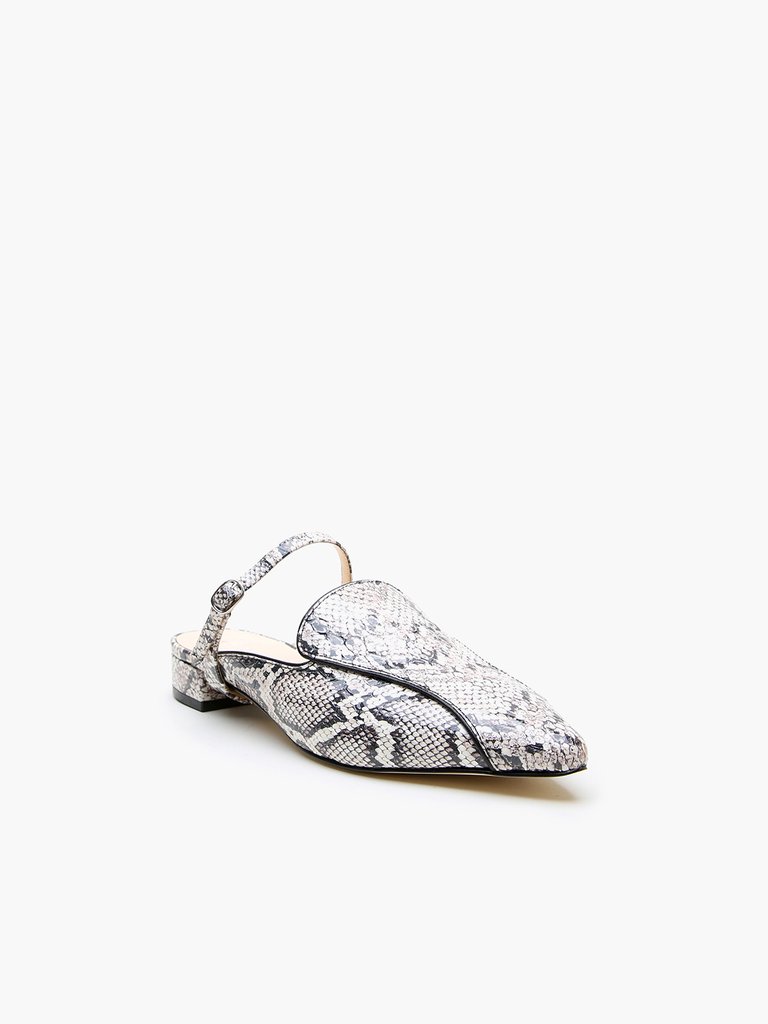 Python Pointed Loafer + Twiggy Strap