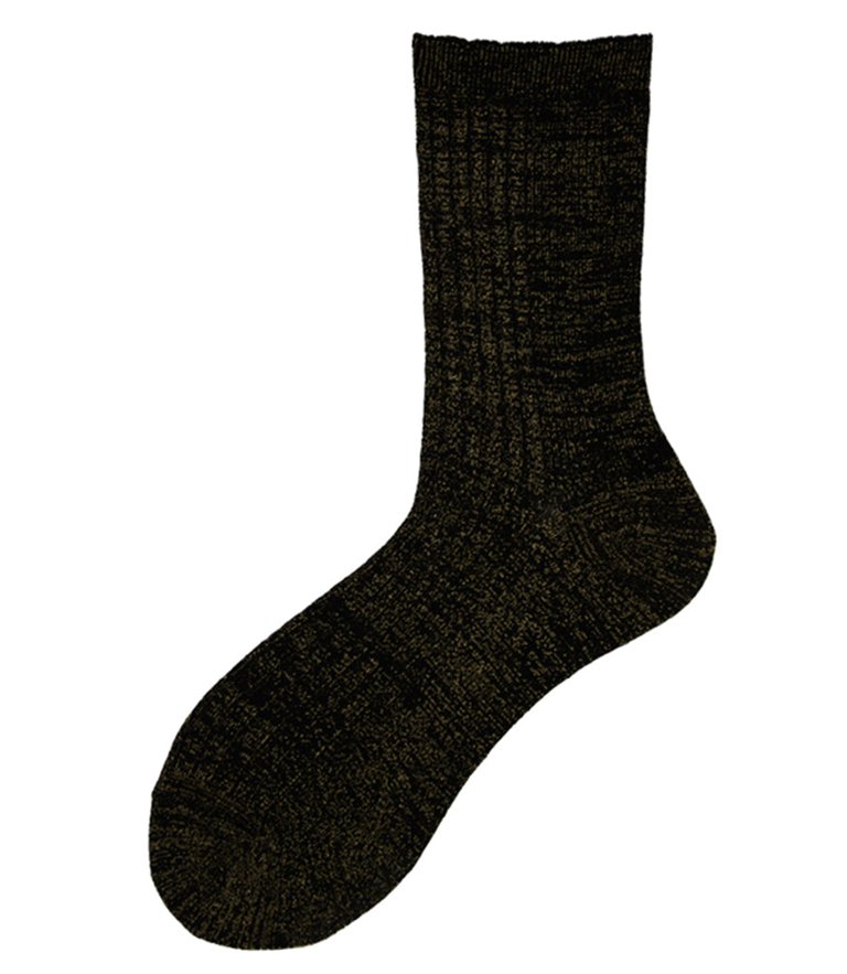 Black Gold Donna Short Socks - 121 Black Gold