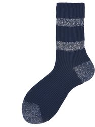 Royal Blue Aurora Short Socks - 017 Royal Blue