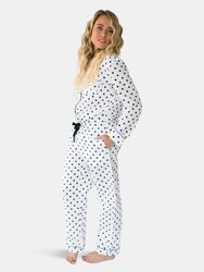 Myra Women's Long Sleeve Shirt & Pajama Set