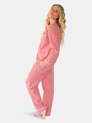 Myra Women's Long Sleeve Shirt & Pajama Set