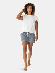 Rosa Women’s Shorts - Navy Gingham