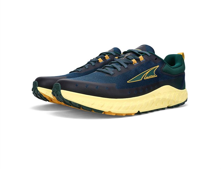 Men's Outroad 2 Trail Runner Shoes In Blue/yellow