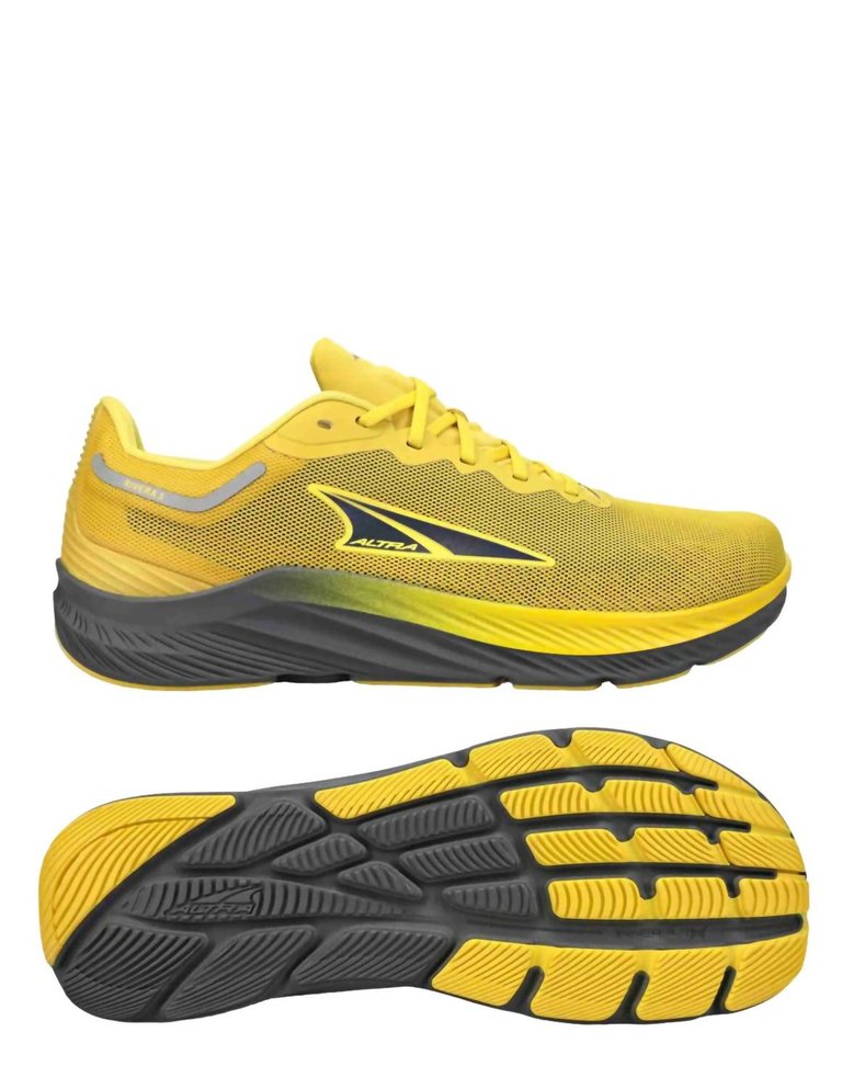 Men's Rivera 3 Running Shoes - Gray/Yellow