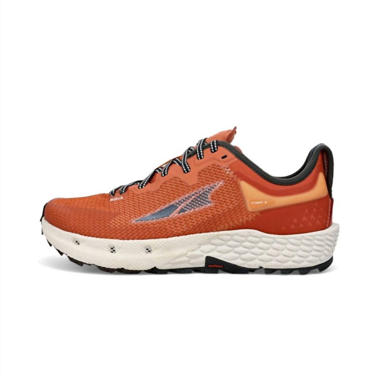 Women's Timp 4 Trail Shoe - Red/Orange