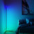 57 in. Black LED RGB Floor Lamp