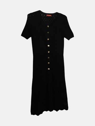 Altuzarra Altuzarra Women's Black Short Sleeved Cardigan Dress product