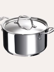 Chef Stainless Steel Casserole Pan with Lid