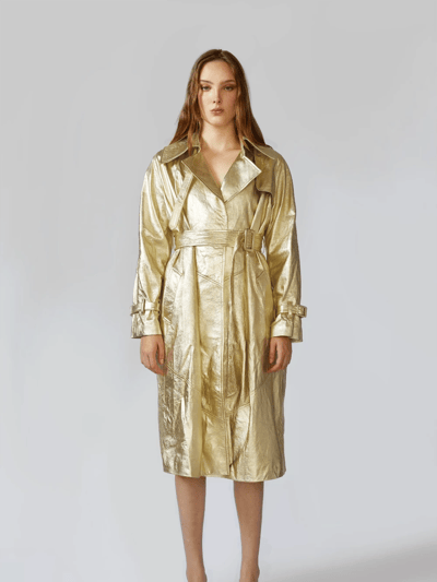 Alyson Eastman Trench Coat in Gold product