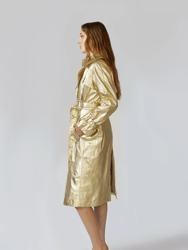 Trench Coat in Gold