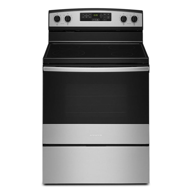4.8 Cu. Ft. Freestanding Stainless Steel Electric Range - Stainless Steel