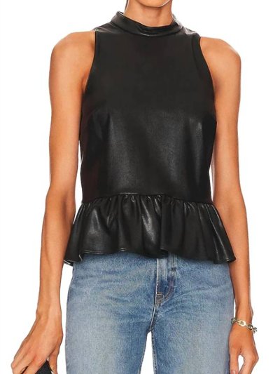 Amanda Uprichard Anders Faux Leather Top product