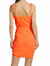 Aubriella Cutout Ruched Mini Dress In Sorbet