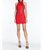 Duffy Dress In Rhinestone Jersey - Red