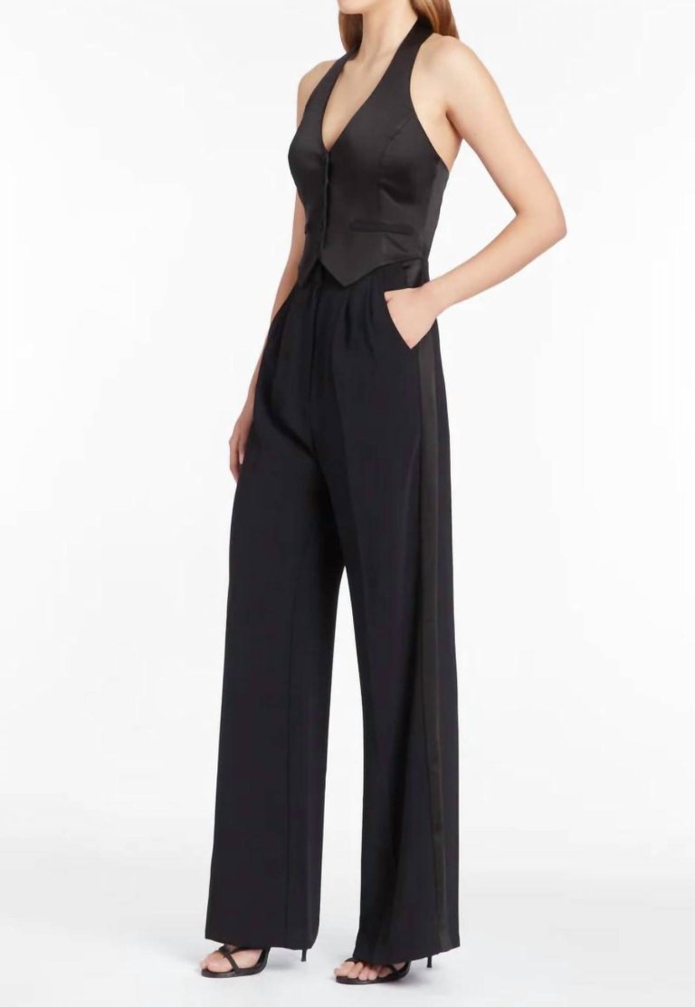 Isadore Tuxedo Jumpsuit