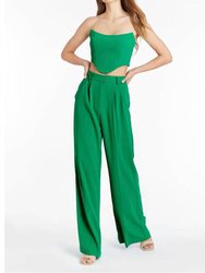 Jane Pants In Green - Green