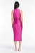 Kahlo Dress In Bold Fuschia