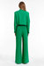 Reggie Cropped Blazer In Green