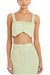 Royston Crop Top In Aloe - Aloe