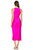 Shaelyn Silk Dress In Hot Pink