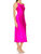 Shaelyn Silk Dress In Hot Pink