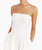 Strapless Holland Dress In White