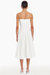 Strapless Holland Dress In White