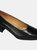Amblers Walford Ladies Wide Fit Court / Womens Shoes (Black) (5 US)