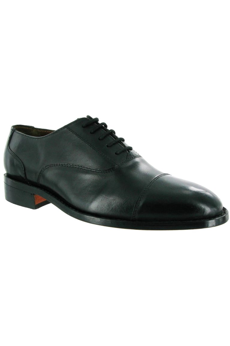 James Leather Soled Mens Shoe - Black