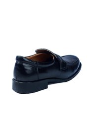 Manchester Leather Loafer / Mens Shoes - Black