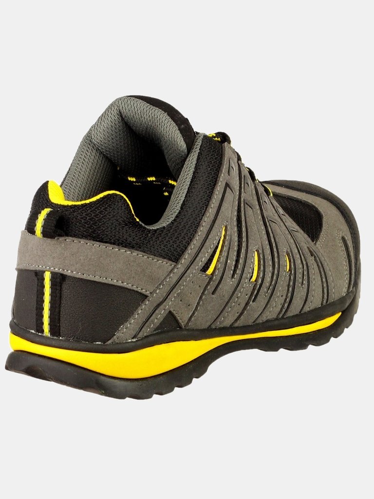 Safety FS42C Safety Trainer / Mens Shoes - Black/Grey/Yellow