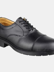 Safety Mens FS43 Antistatic Lace Up Oxford Safety Shoes - Black - Black