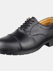 Safety Mens FS43 Antistatic Lace Up Oxford Safety Shoes - Black