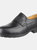 Safety Mens FS46 Mocc Toe Safety Slip On Shoe - Black