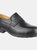 Safety Mens FS46 Mocc Toe Safety Slip On Shoe - Black - Black