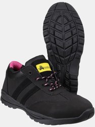 Safety Womens/Ladies FS706 Sophie Safety Leather Shoes - Black