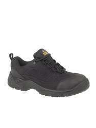 Steel Unisex FS214 Black Safety Trainer / Mens Womens Shoes - Black