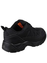Steel Unisex FS214 Black Safety Trainer / Mens Womens Shoes - Black