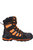 Unisex Adult Radiant Nubuck High Rise Safety Boots - Black/Orange