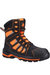 Unisex Adult Radiant Nubuck High Rise Safety Boots - Black/Orange - Black/Orange