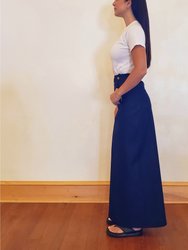 Jaser Denim Maxi Skirt - Midnight Blue